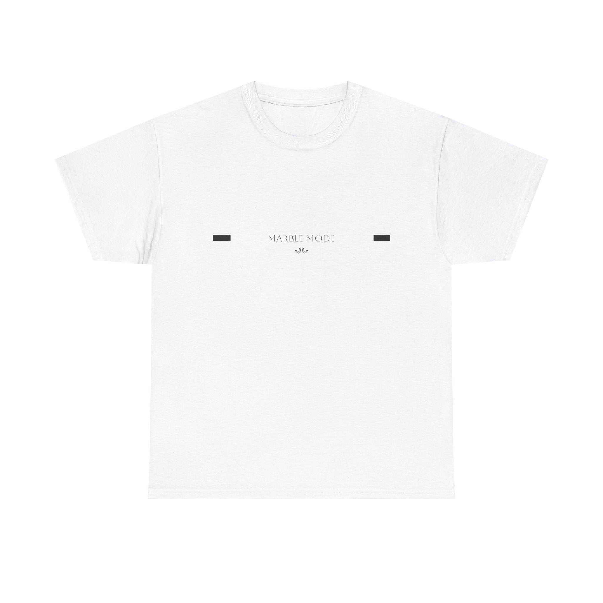 Marble Mode Minimalist White Shirt