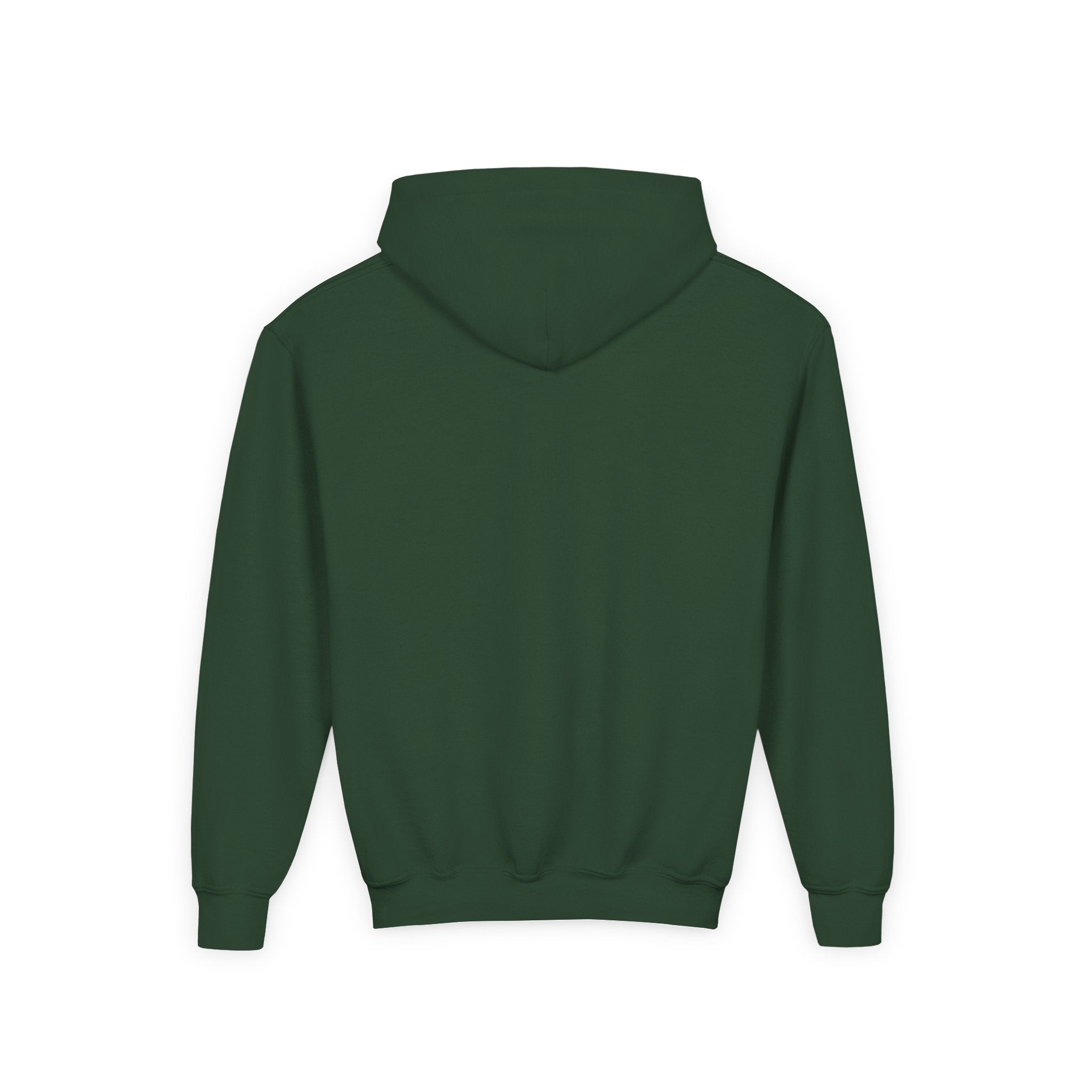 Youth Hoodie - 'Marble Mode' Minimalist Green Pullover