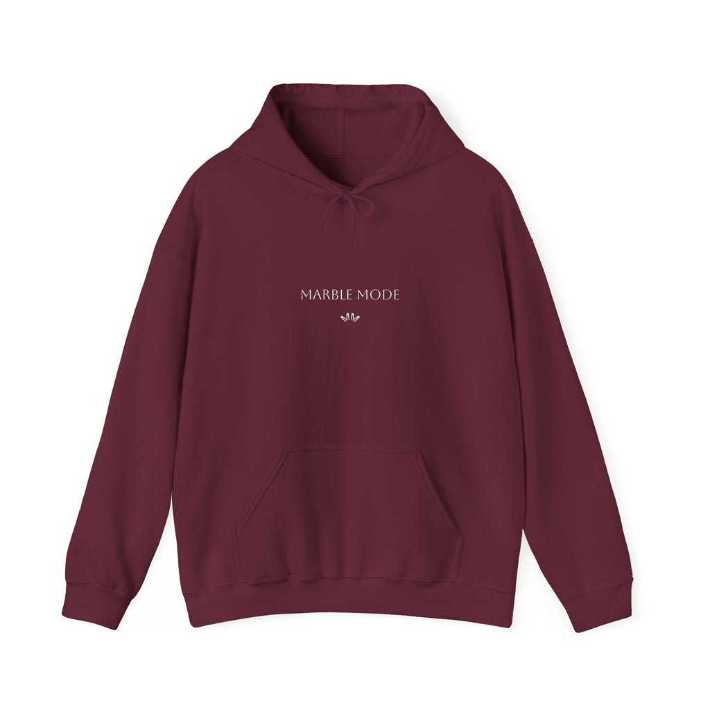 Marble Mode Hoodie - Maroon