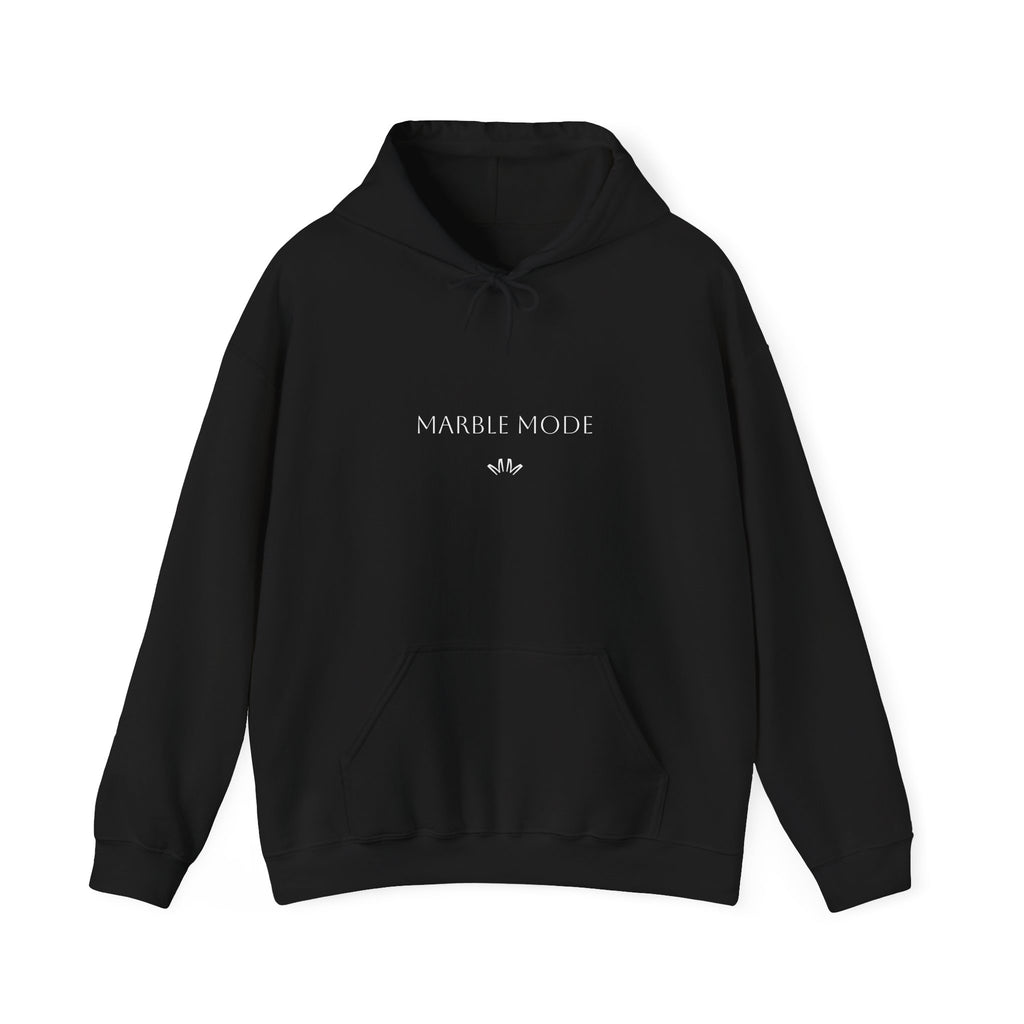 Marble Mode Hoodie — Black